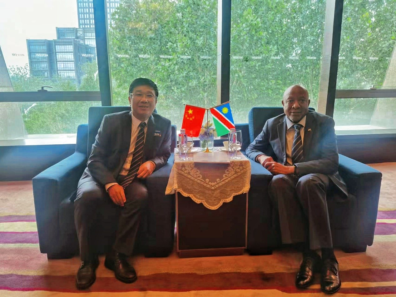 中非合作论坛期间必发资源 董事长王平卫拜会三国总统